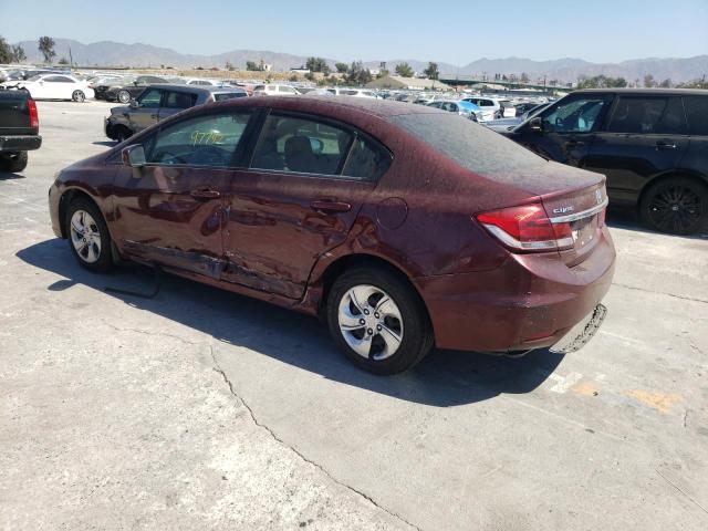 Photo 3 from auction – 2014 HONDA CIVIC LX with VIN 19XFB2F52EE268971