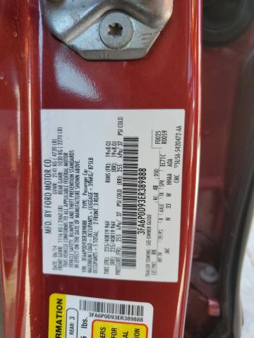 Photo 10 from auction – 2014 FORD FUSION TIT with VIN 3FA6P0D93ER389888