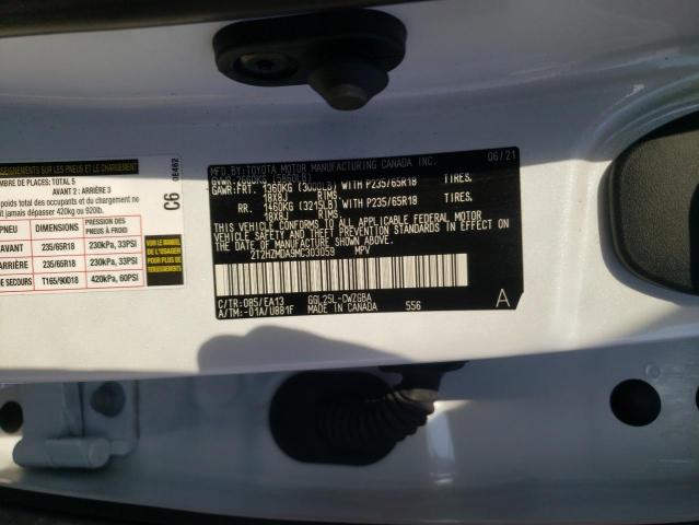 Photo 10 from auction – 2021 LEXUS RX 350 with VIN 2T2HZMDA9MC303059