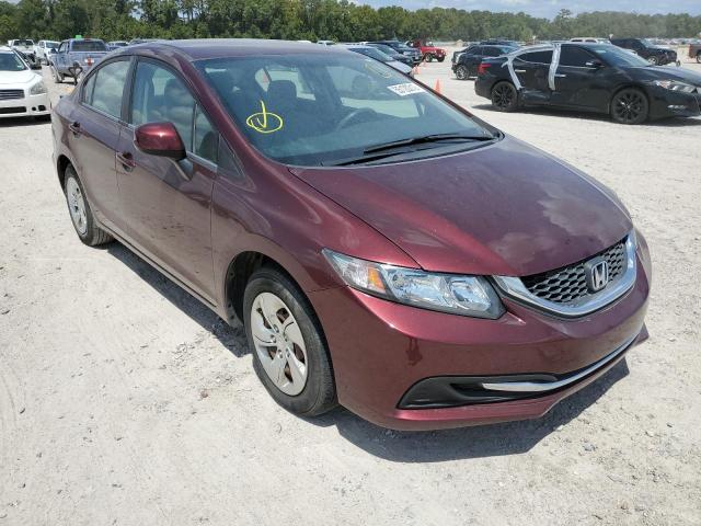 Photo 1 from auction – 2013 HONDA CIVIC LX with VIN 19XFB2F58DE091860