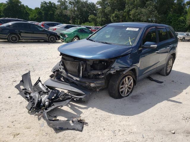 Photo 2 from auction – 2014 KIA SORENTO LX with VIN 5XYKT3A65EG549263