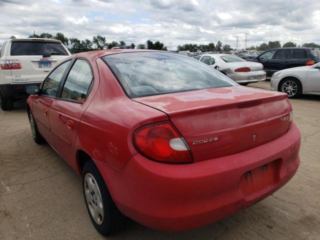 Photo 3 from auction – 2002 DODGE NEON with VIN 1B3ES26C72D557708