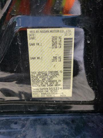 Photo 10 from auction – 2015 NISSAN ALTIMA 2.5 with VIN 1N4AL3AP5FN355224