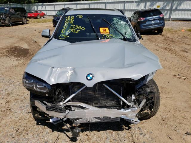 Photo 9 from auction – 2022 BMW X3 XDRIVE3 with VIN 5UX53DP00N9M29201