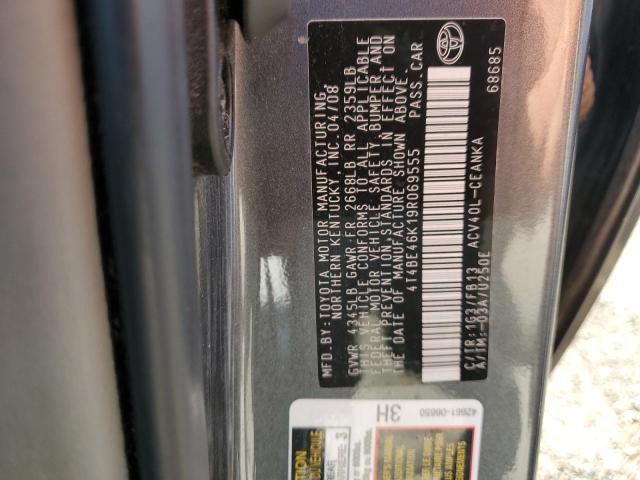 Photo 10 from auction – 2009 TOYOTA CAMRY BASE with VIN 4T4BE46K19R069555