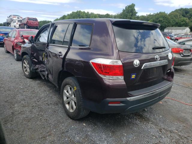 Photo 3 from auction – 2013 TOYOTA HIGHLANDER with VIN 5TDBK3EH2DS212176