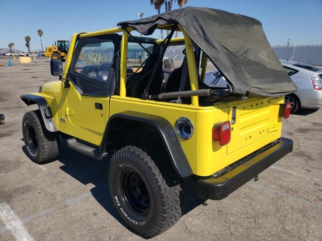 Photo 3 from auction – 1997 JEEP WRANGLER / with VIN 1J4FY19S9VP442278