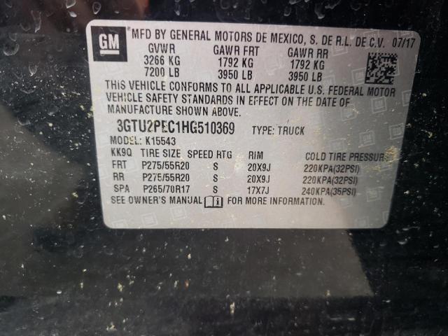 Photo 10 from auction – 2017 GMC SIERRA K15 with VIN 3GTU2PEC1HG510369