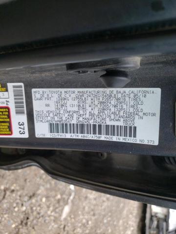 Photo 10 from auction – 2010 TOYOTA TACOMA DOU with VIN 3TMLU4EN7AM053547
