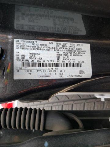 Photo 10 from auction – 2018 FORD FOCUS SE with VIN 1FADP3FE1JL295634