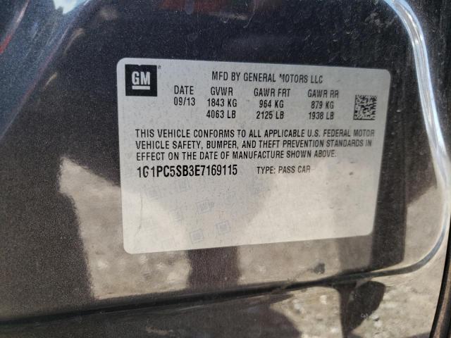 Photo 10 from auction – 2014 CHEVROLET CRUZE LT with VIN 1G1PC5SB3E7169115