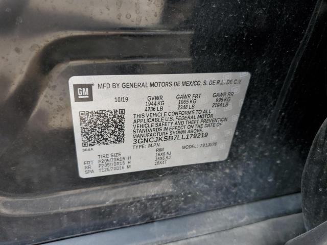 Photo 10 from auction – 2020 CHEVROLET TRAX LS with VIN 3GNCJKSB7LL179219