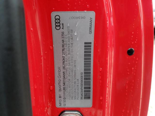 Photo 10 from auction – 2014 AUDI RS5 with VIN WUAC6AFH3EN900810