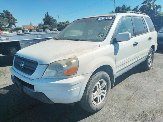 Photo 2 from auction – 2005 HONDA PILOT EXL with VIN 5FNYF18555B035519