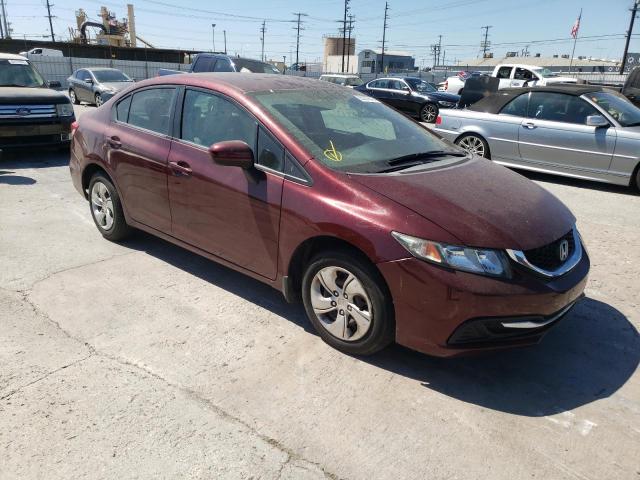HONDA CIVIC LX 2014 with VIN 19XFB2F52EE268971 - Photo from auction