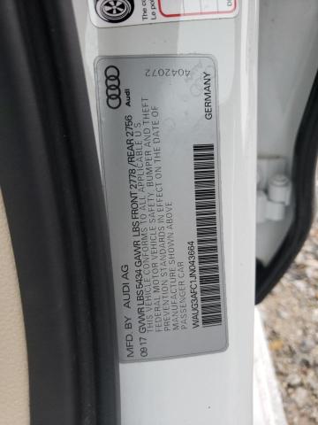 Photo 10 from auction – 2018 AUDI A6 PREMIUM with VIN WAUG3AFC1JN043664
