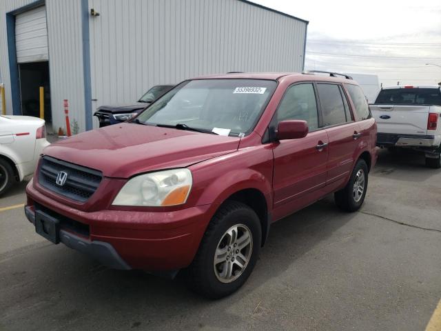 Photo 2 from auction – 2004 HONDA PILOT EXL with VIN 2HKYF18534H534433