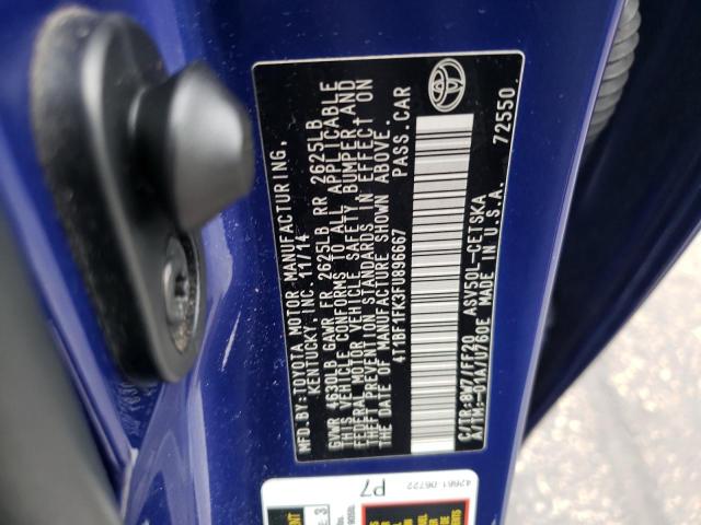 Photo 10 from auction – 2015 TOYOTA CAMRY LE with VIN 4T1BF1FK3FU896667