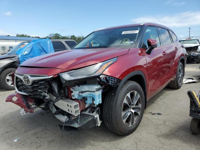 Photo 2 from auction – 2022 TOYOTA HIGHLANDER with VIN 5TDHZRBH5NS566451