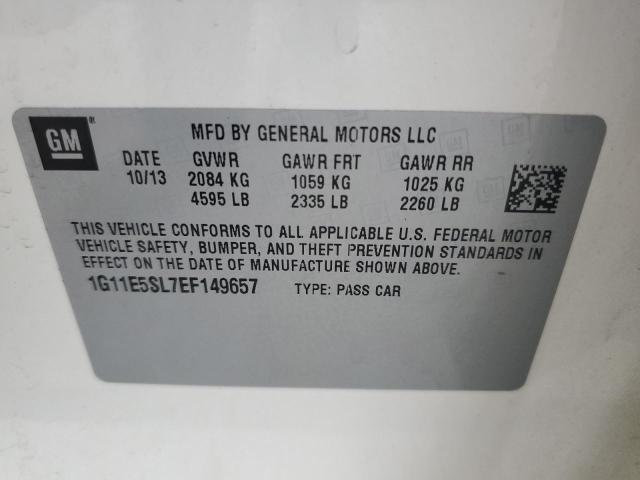 صورة رقم 10 من المزاد - 2014 CHEVROLET MALIBU 2LT مع VIN 1G11E5SL7EF149657