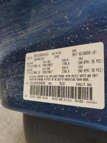 Photo 10 from auction – 2005 DODGE RAM 1500 S with VIN 1D7HU18N75S248759