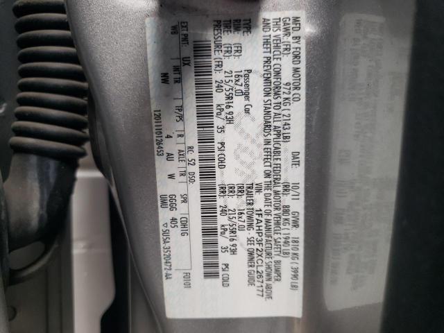Photo 10 from auction – 2012 FORD FOCUS SE with VIN 1FAHP3F2XCL267177