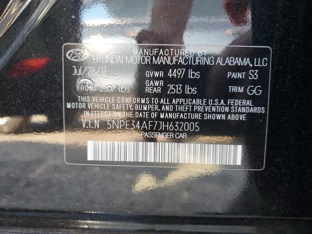 Photo 10 from auction – 2018 HYUNDAI SONATA SPO with VIN 5NPE34AF7JH632005