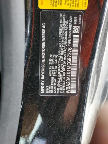 Photo 10 from auction – 2021 BMW 430I with VIN WBA23AT01MCG97376