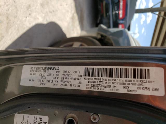 Photo 10 from auction – 2013 RAM 1500 SLT with VIN 1C6RR6GP7DS627802