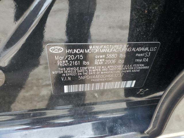 Photo 10 from auction – 2016 HYUNDAI ELANTRA SE with VIN 5NPDH4AE0GH663237