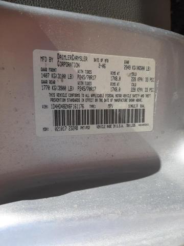 Photo 10 from auction – 2006 DODGE DURANGO SL with VIN 1D4HD482X6F161176