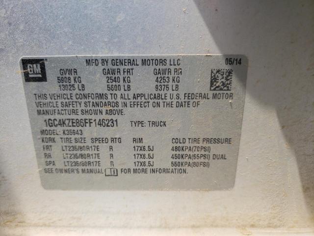 Photo 10 from auction – 2015 CHEVROLET SILVERADO with VIN 1GC4KZE86FF146231