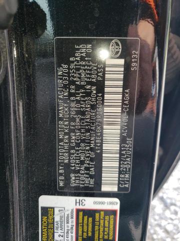 Photo 10 from auction – 2009 TOYOTA CAMRY BASE with VIN 4T4BE46K79R060004