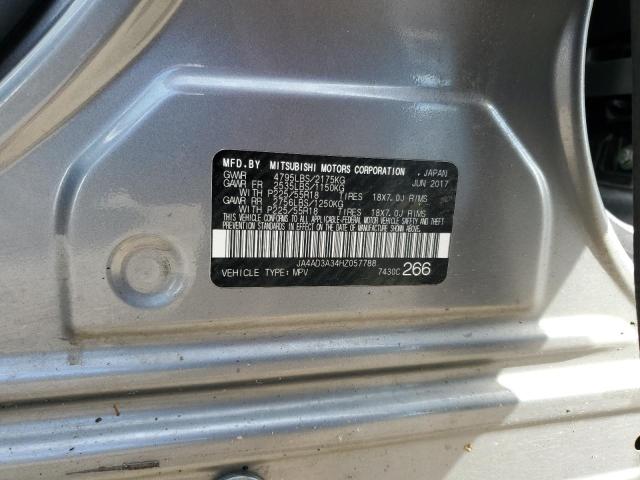 Photo 10 from auction – 2017 MITSUBISHI OUTLANDER with VIN JA4AD3A34HZ057788
