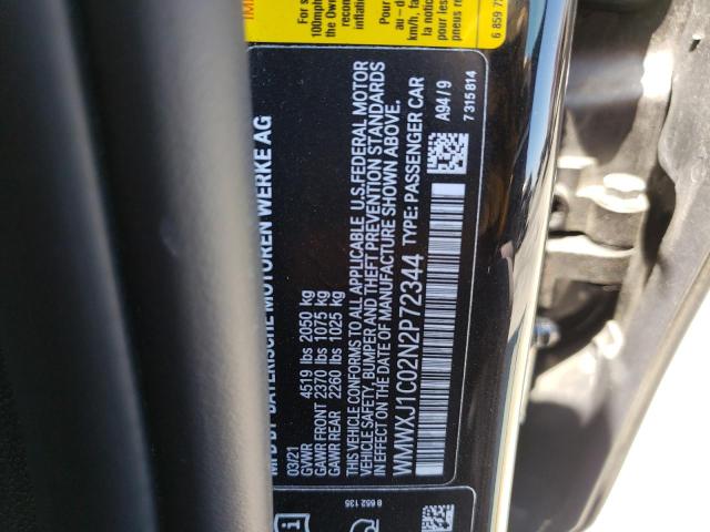 Photo 10 from auction – 2022 MINI COOPER S C with VIN WMWXJ1C02N2P72344