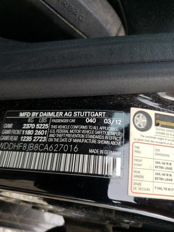 Photo 10 from auction – 2012 MERCEDES-BENZ E 350 4MAT with VIN WDDHF8JB8CA627016