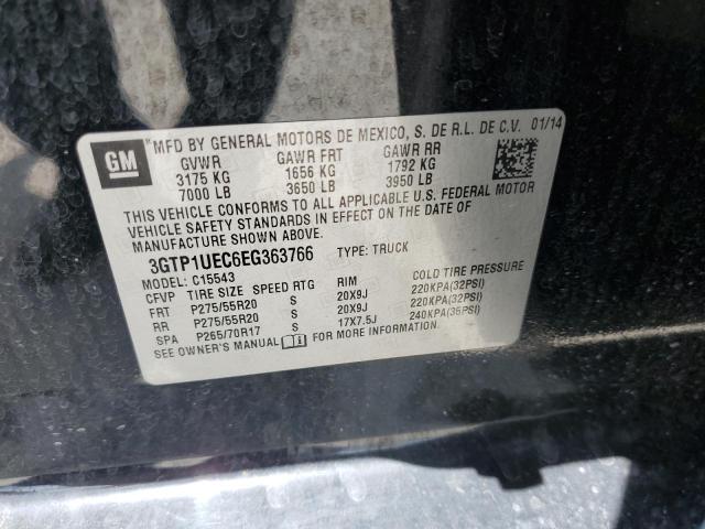 Photo 10 from auction – 2014 GMC SIERRA C15 with VIN 3GTP1UEC6EG363766