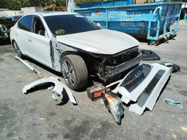 INFINITI Q50 BASE 2014 with VIN JN1BV7AP5EM684223 - Photo from auction