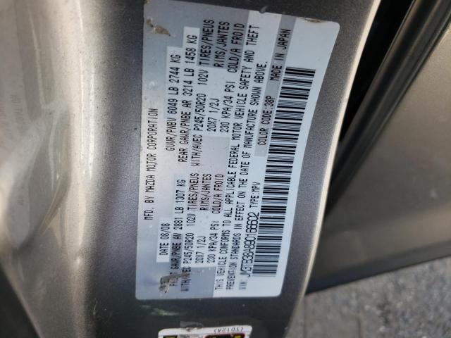 Photo 10 from auction – 2009 MAZDA CX-9 with VIN JM3TB38A890166602