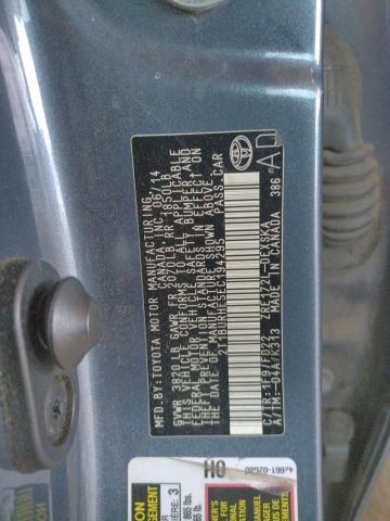 Photo 10 from auction – 2014 TOYOTA COROLLA L with VIN 2T1BURHE5EC194295