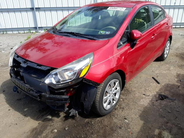 Photo 2 from auction – 2013 KIA RIO LX with VIN KNADM4A38D6286007