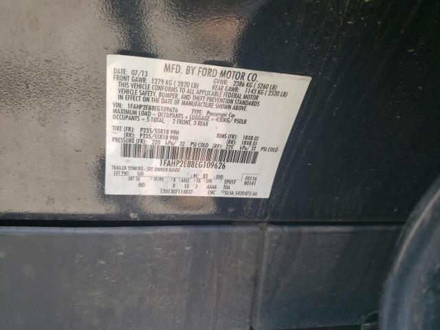 Photo 10 from auction – 2014 FORD TAURUS SEL with VIN 1FAHP2E88EG109626