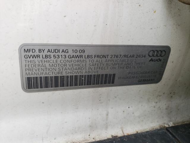 Photo 10 from auction – 2010 AUDI A6 PRESTIG with VIN WAUKGAFB2AN035174
