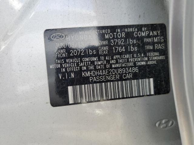 Photo 10 from auction – 2013 HYUNDAI ELANTRA GL with VIN KMHDH4AE2DU893486