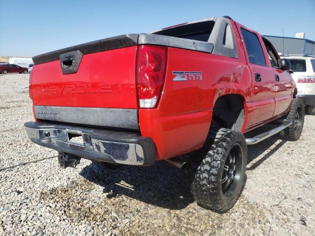 Photo 4 from auction – 2004 CHEVROLET AVALANCHE with VIN 3GNEC12T84G226208