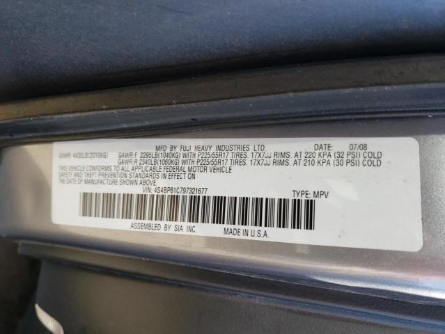 Photo 10 from auction – 2009 SUBARU OUTBACK 2. with VIN 4S4BP61C797321677