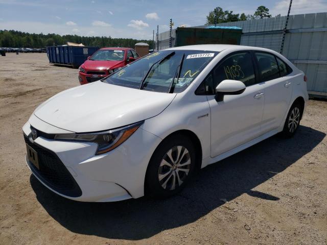 Photo 2 from auction – 2021 TOYOTA COROLLA LE with VIN JTDEAMDEXMJ021759
