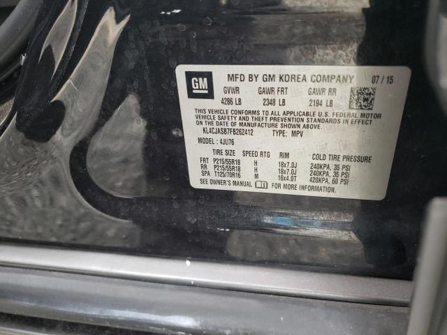 Photo 10 from auction – 2015 BUICK ENCORE with VIN KL4CJASB7FB262412