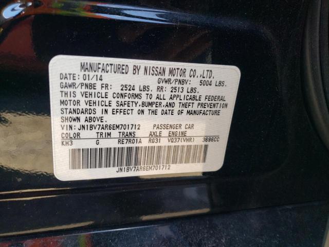 Photo 10 from auction – 2014 INFINITI Q50 BASE with VIN JN1BV7AR6EM701712