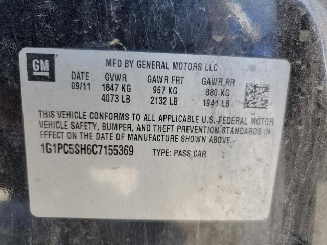 Photo 10 from auction – 2012 CHEVROLET CRUZE LS with VIN 1G1PC5SH6C7155369